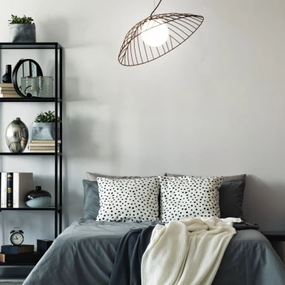 Závěsné designové osvětlení INAGI - 1xG9, 28W, černé