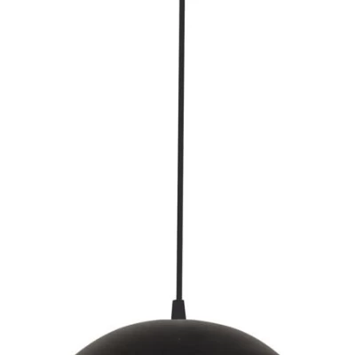 Závěsný designový lustr na lanku JOLINA - 1xE27, 40W, černý