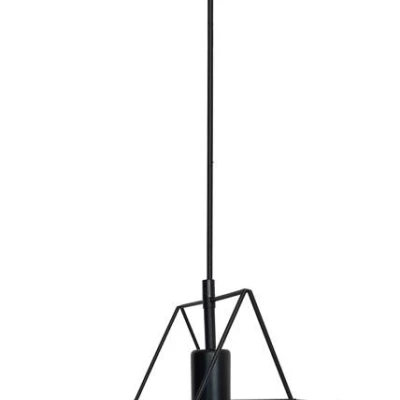 Závěsné osvětlení KARLEO - 1xE27, 60W, černé