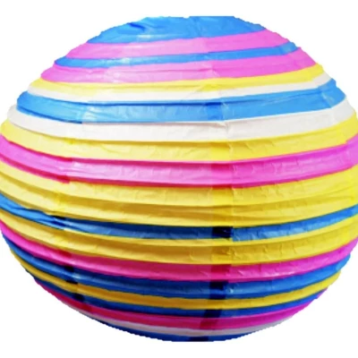 Závěsné papírové osvětlení KOKON - 1xE27, 60W, 50cm, koule, různobarevné