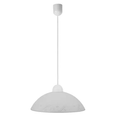 Moderní závěsné osvětlení LANCER - 1xE27, 60W, bílé