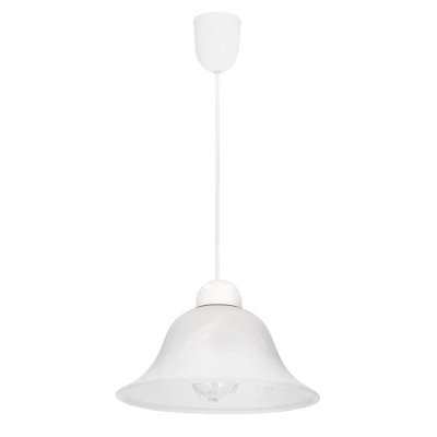 Závěsné moderní osvětlení LENIS - 1xE27, 60W, bílé