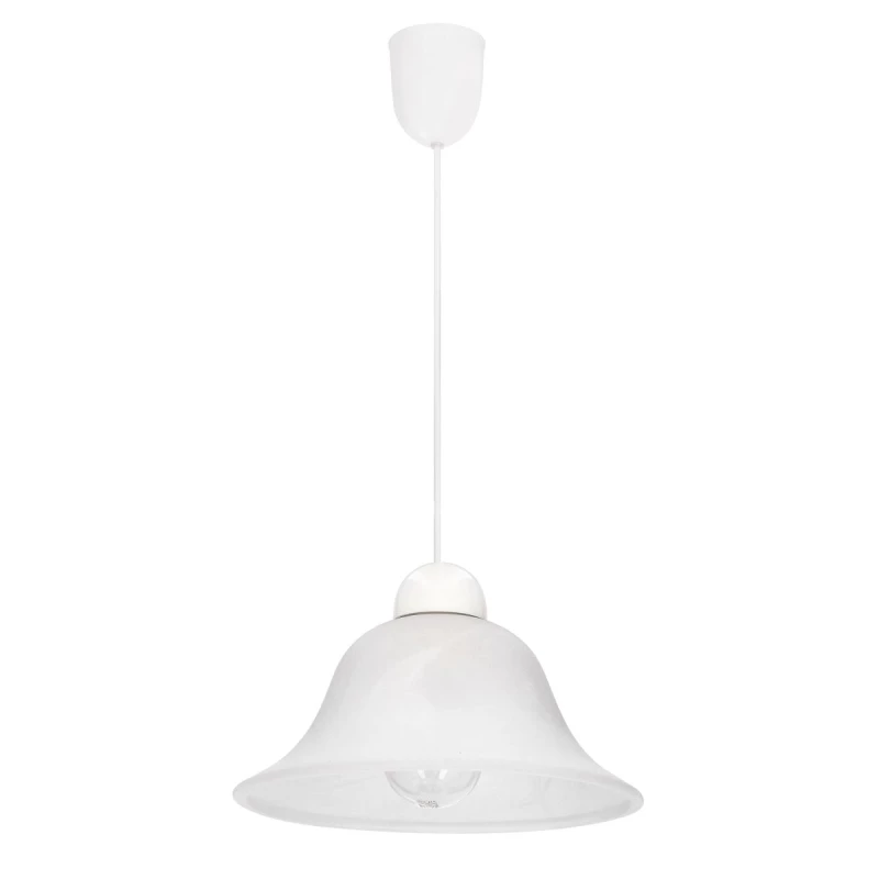 Závěsné moderní osvětlení LENIS - 1xE27, 60W, bílé