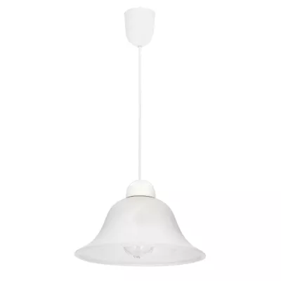 Závěsné moderní osvětlení LENIS - 1xE27, 60W, bílé