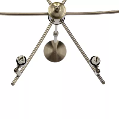 Závěsné bodové svítidlo LENTINI - 6xG9, 40W, patina / jantarové