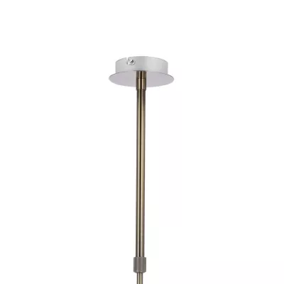 Závěsné bodové svítidlo LENTINI - 6xG9, 40W, patina / jantarové