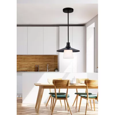 Závěsné loftové osvětlení LOFT - 1xE27, 60W, černé