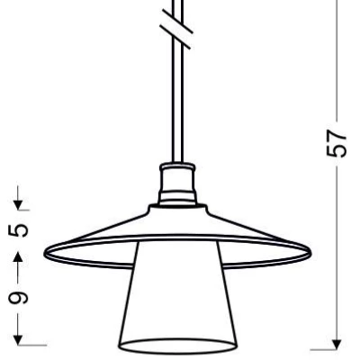Závěsné loftové osvětlení LOFT - 1xE27, 60W, černé