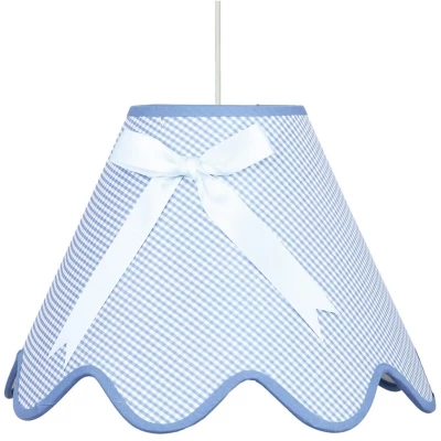 Dětské závěsné osvětlení LOLA - 1xE27, 60W, bílé / modré