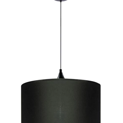 Závěsné moderní osvětlení LONG - 1xE27, 60W, černé / měděné