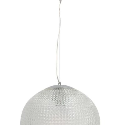 Závěsné moderní osvětlení LUCIDA - 1xE27, 60W, 35cm, koule, čiré