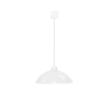 Závěsné kulaté osvětlení MANGANO - 1xE27, 60W, 30cm, bílé