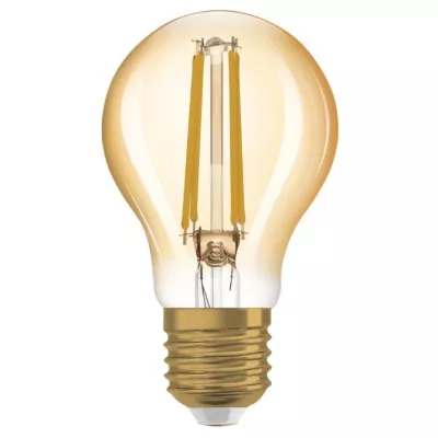 Vintage filamentová LED žárovka - E27, A63, 7,5W, 2500K (teplá bílá)