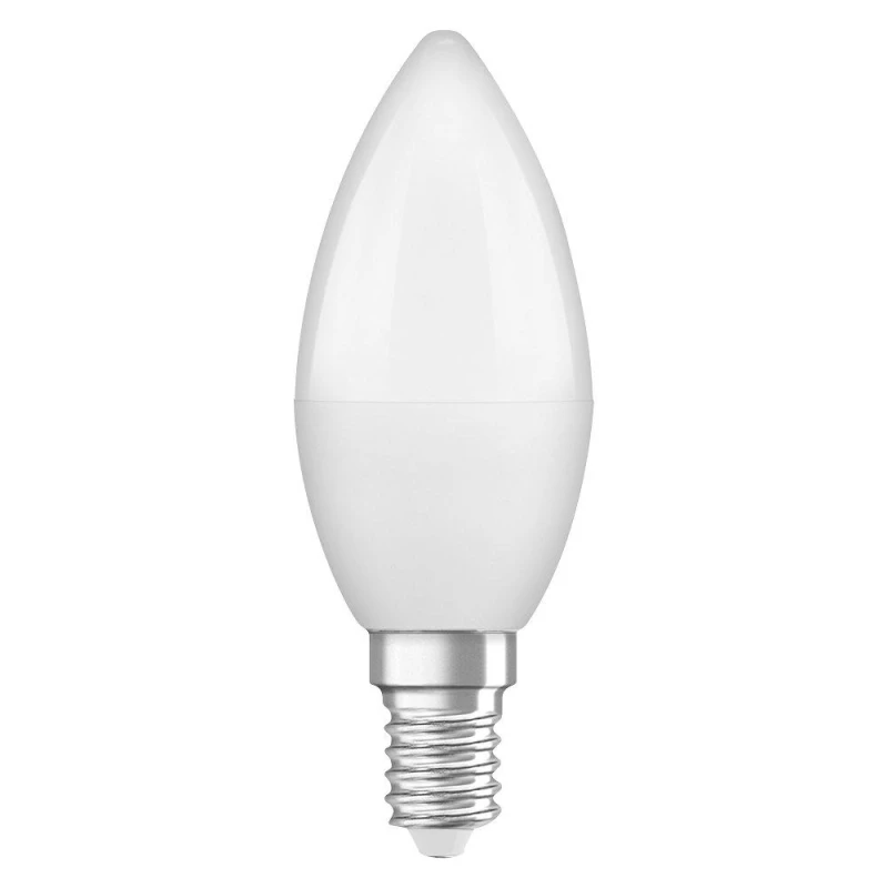 LED žárovka - E14, svíčka, 5,5W, 4000K (neutrální bílá)