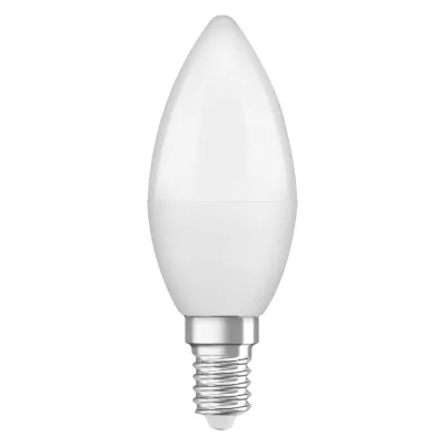 LED žárovka - E14, svíčka, 5,5W, 4000K (neutrální bílá)