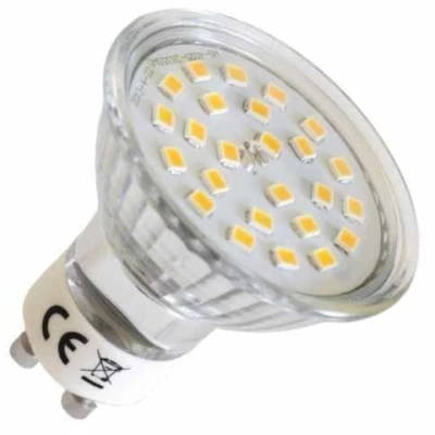 LED žárovka - GU10, 3W, 3000K (teplá bílá)