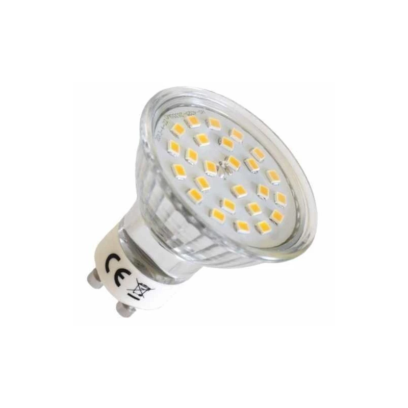 LED žárovka - GU10, 3W, 3000K (teplá bílá)