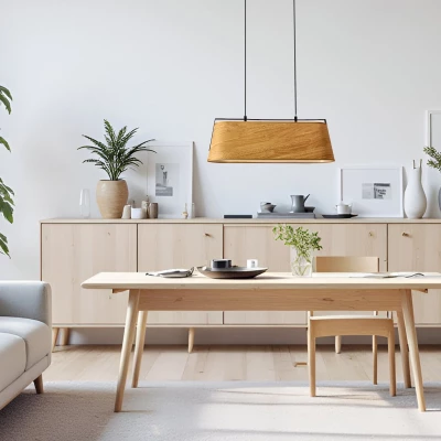 Závěsné osvětlení nad jídelní stůl MILBURY - 2xE27, 40W, černé / žluté