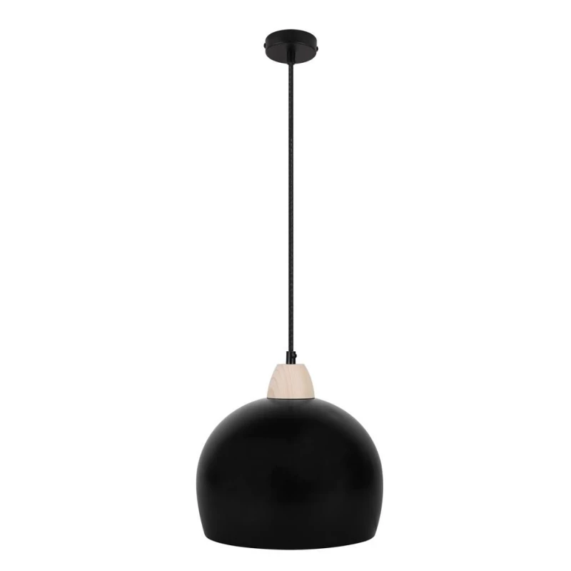 Skandinávské závěsné osvětlení MONROE - 1xE27, 60W, černé