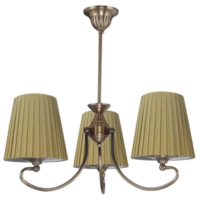 Závěsné tříramenné rustikální světlo MOZART - 3xE27, 60W, měděné / medové