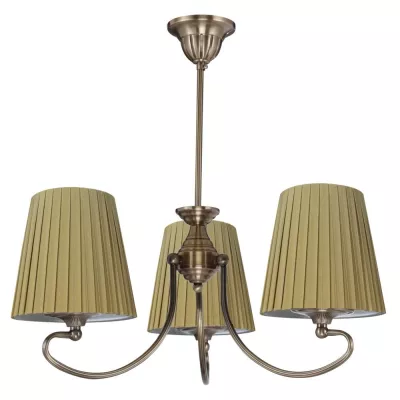 Závěsné tříramenné rustikální světlo MOZART - 3xE27, 60W, měděné / medové