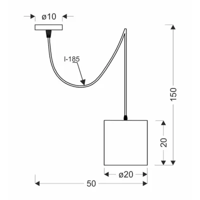 Závěsné moderní osvětlení ATLANTA - 1xE27, 40W, bílé / zlaté
