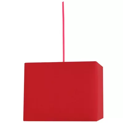Moderní závěsné osvětlení BASIC - 1xE27, 60W, červené