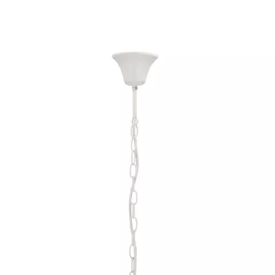 Závěsné pětiramenné svítidlo na řetězu BATLEY - 5xE14, 60W, bílé