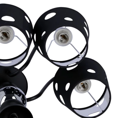 Závěsné tříramenné světlo na řetězu BATLEY - 3xE14, 60W, černé