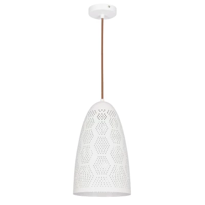 Závěsné designové osvětlení BENE - 1xE27, 60W, 20cm, bílé