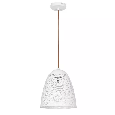 Závěsné designové svítidlo BENE - 1xE27, 60W, 20cm, bílé