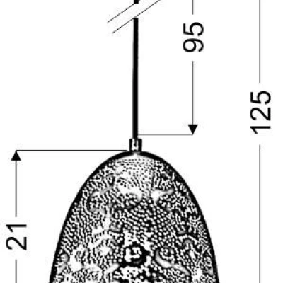 Závěsné designové svítidlo BENE - 1xE27, 60W, 20cm, bílé
