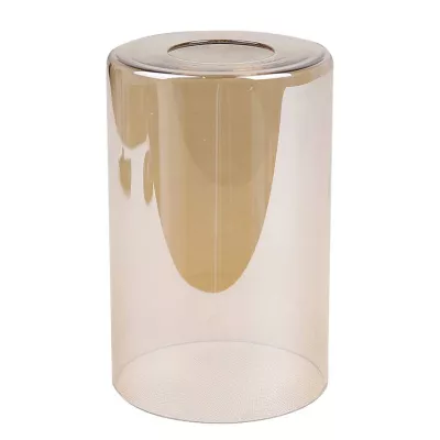 Závěsné moderní svítidlo BISTRO - 1xE27, 40W, černé / jantarové