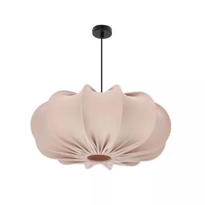 Designové závěsné osvětlení CAFEE - 1xE27, 40W, 52cm, kulaté, černé / frappé