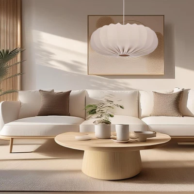 Designové závěsné osvětlení CAFEE - 1xE27, 40W, 66cm, kulaté, bílé / frappé