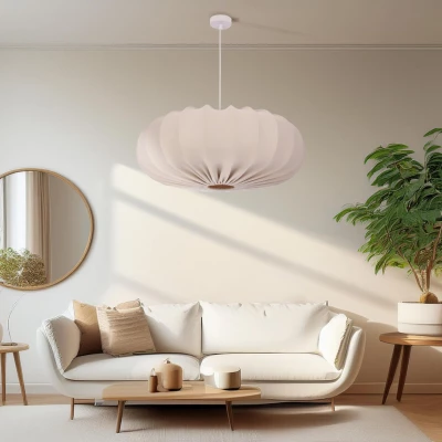 Designové závěsné osvětlení CAFEE - 1xE27, 40W, 52cm, kulaté, černé / frappé