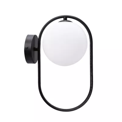 Art deco nástěnné osvětlení CORDEL - 1xG9, 28W, černé / bílé