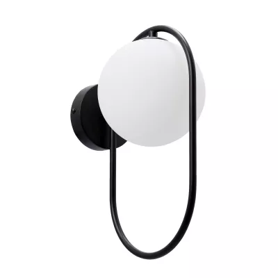 Art deco nástěnné osvětlení CORDEL - 1xG9, 28W, černé / bílé