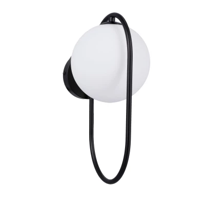 Art deco nástěnné osvětlení CORDEL - 1xG9, 28W, černé / bílé