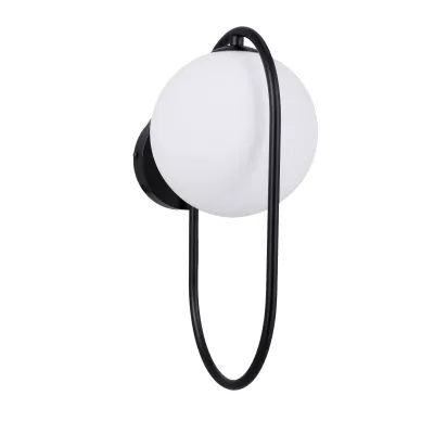 Art deco nástěnné osvětlení CORDEL - 1xG9, 28W, černé / bílé