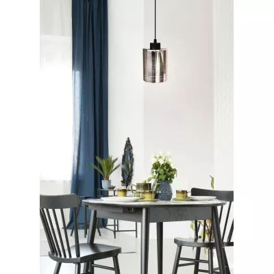 Moderní závěsné osvětlení COX - 1xE27, 60W, chromované