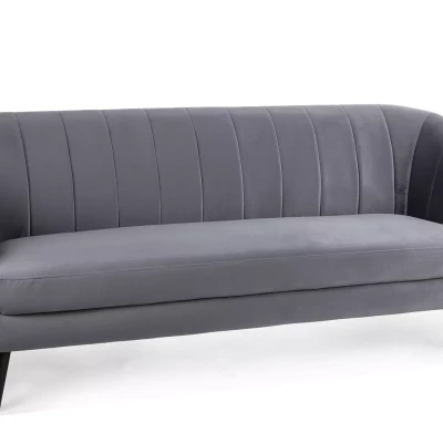 Třímístná pohovka MAISIE - šedá / wenge