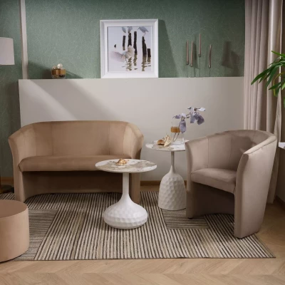 Dvoumístná pohovka SINDY 2 - tmavě béžová