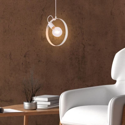 Závěsné skandinávské osvětlení NEXO - 1xE27, 40W, bílé