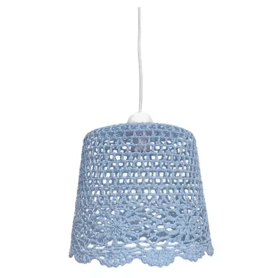 Závěsné osvětlení v boho stylu NONNA - 1xE27, 60W, modré