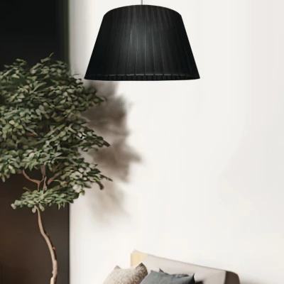 Závěsné moderní svítidlo NOTIZIA - 1xE27, 60W, černé