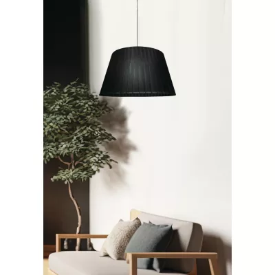 Závěsné moderní svítidlo NOTIZIA - 1xE27, 60W, černé