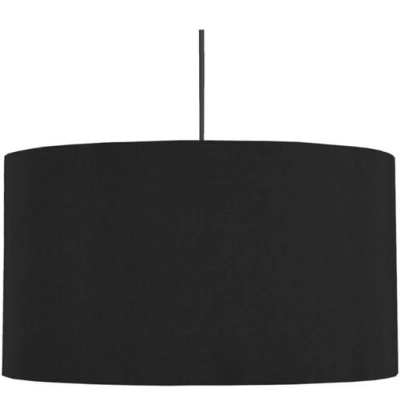 Závěsné moderní osvětlení ONDA, 1xE27, 60W, 40cm, kulaté, černé