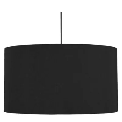 Závěsné moderní osvětlení ONDA, 1xE27, 60W, 40cm, kulaté, černé