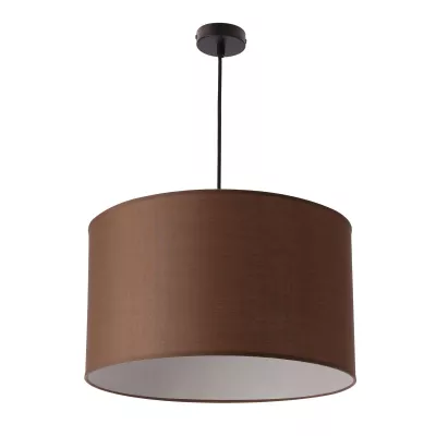 Závěsné moderní osvětlení ONDA, 1xE27, 60W, 40cm, kulaté, hnědé